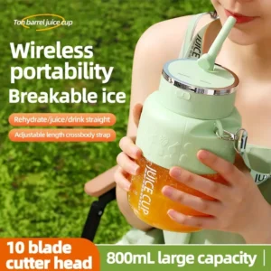 USB Rechargeable Mini Juicer Blender, Portable Juicer Bottle, Electric Fruit Juice Maker Machine