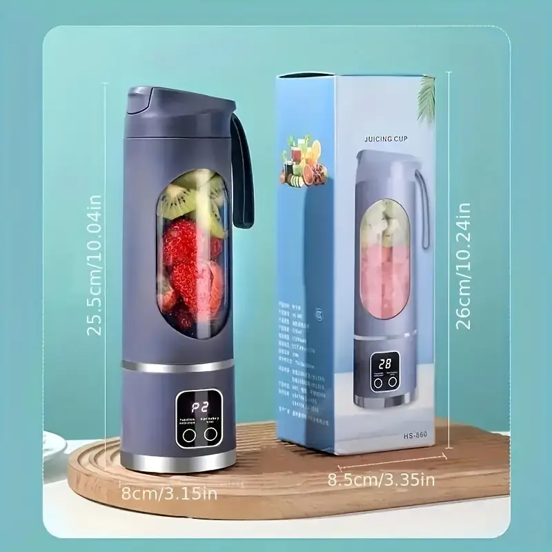 USB Rechargeable Mini Juicer Blender, Portable Juicer Bottle, Electric Fruit Juice Maker Machine