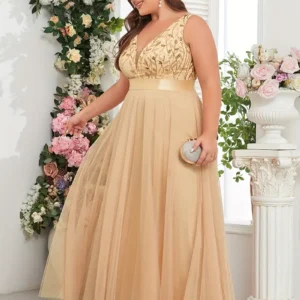 Long Sleeve Fully Lined Women's Fishtail Maxi Dress with Embroidered Mesh Back Zipper for Evening Wedding Party