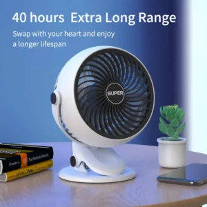 Amazing Portable Electric Charging Fan (Multicolor)