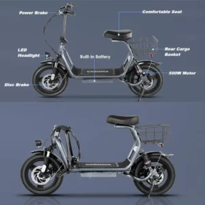 Name: Two-wheeled Scooter 48v Brushless Motor 15ah Lithium Battery