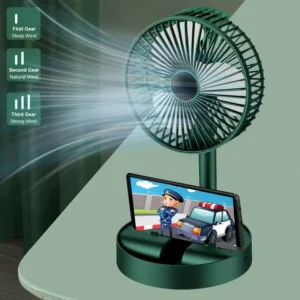 Amazing Portable Electric Charging Fan (Multicolor)