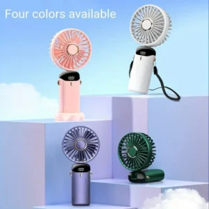Amazing Portable Electric Charging Fan (Multicolor)