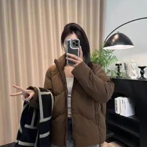 Name: Elegant Mid-Length Hooded Coat with Plush Fur Trim, Versatile Trendy Colors for Women