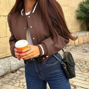 Name: Elegant Mid-Length Hooded Coat with Plush Fur Trim, Versatile Trendy Colors for Women