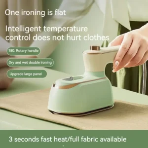 Professional-Portable-Mini-Trave I-Garment-Steamer-for-Clothes-Steam-Iro n-Press-Lightweight-Foldable-Handheld- Travel-Iron-Support-Dry