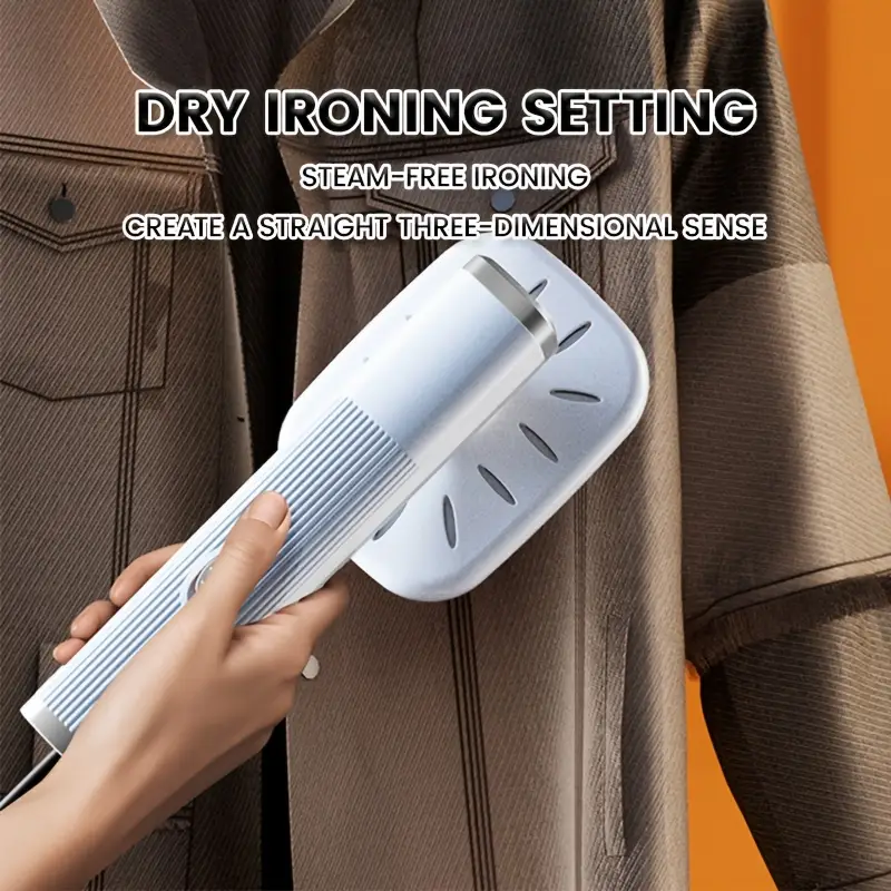 Professional-Portable-Mini-Trave I-Garment-Steamer-for-Clothes-Steam-Iro n-Press-Lightweight-Foldable-Handheld- Travel-Iron-Support-Dry