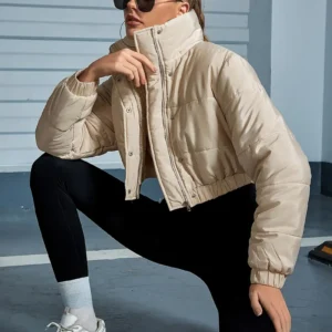 Name: Elegant Mid-Length Hooded Coat with Plush Fur Trim, Versatile Trendy Colors for Women