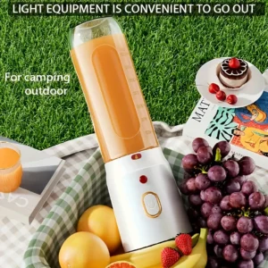 USB Rechargeable Mini Juicer Blender, Portable Juicer Bottle, Electric Fruit Juice Maker Machine