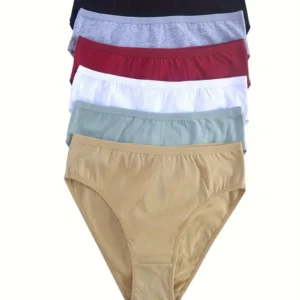 8-piece Set of Full Lace Four Corner Pants, Sexy and Comfortable Lightweight Underwear with Breathable Solid Color Print