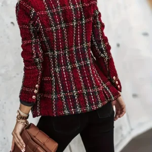 Name: Women's Open Front Office Work Business Casual Lightweight Summer Crop Suit Blazer - Breathable Fabric - For Professional