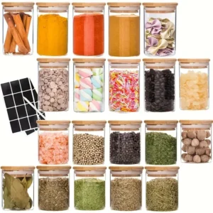 Set Of Airtight Food Storage Containers, Multi-Size Kitchen Essentials Pantry Organizer And Storage, Containers