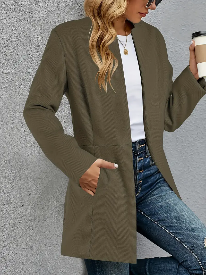 Name: Elegant Mid-Length Hooded Coat with Plush Fur Trim, Versatile Trendy Colors for Women