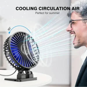 Amazing Portable Electric Charging Fan (Multicolor)