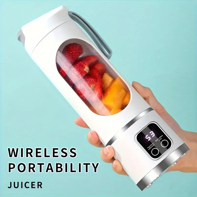 USB Rechargeable Mini Juicer Blender, Portable Juicer Bottle, Electric Fruit Juice Maker Machine