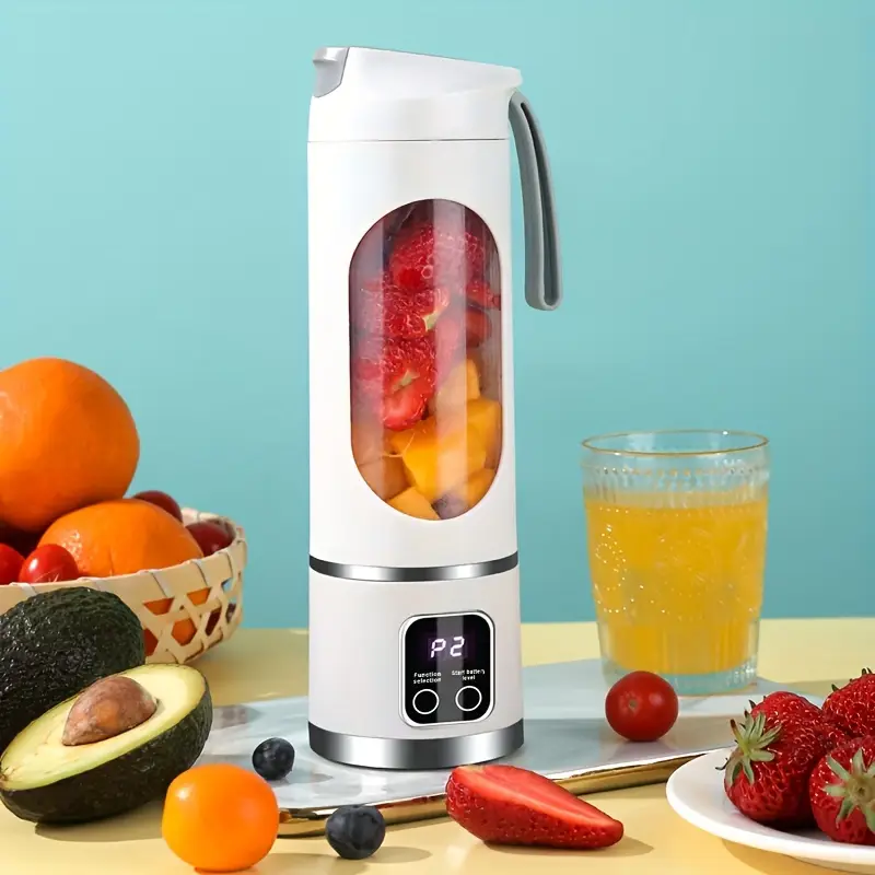 USB Rechargeable Mini Juicer Blender, Portable Juicer Bottle, Electric Fruit Juice Maker Machine