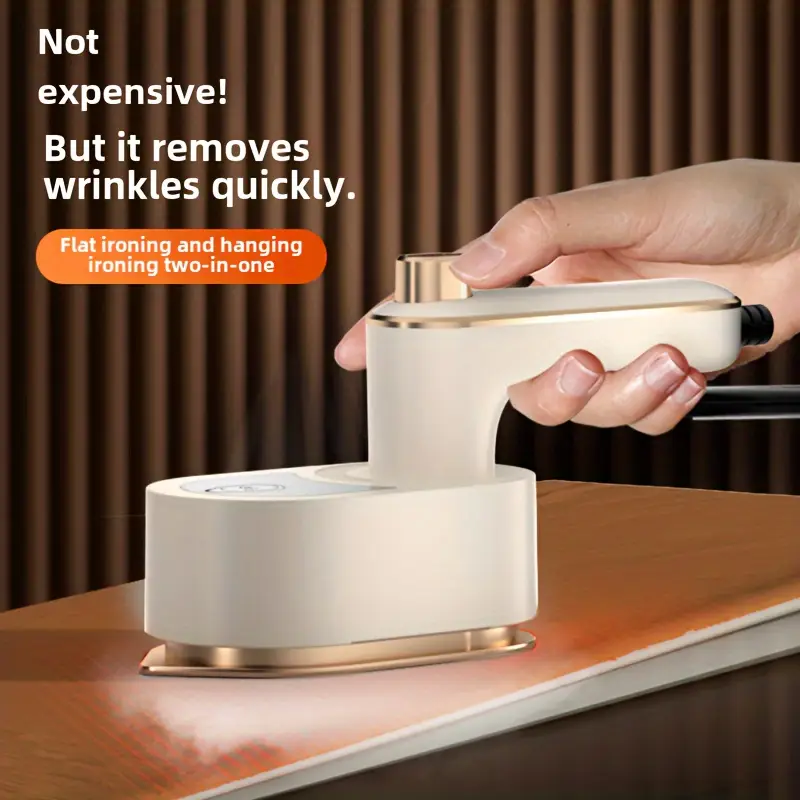 Professional-Portable-Mini-Trave I-Garment-Steamer-for-Clothes-Steam-Iro n-Press-Lightweight-Foldable-Handheld- Travel-Iron-Support-Dry