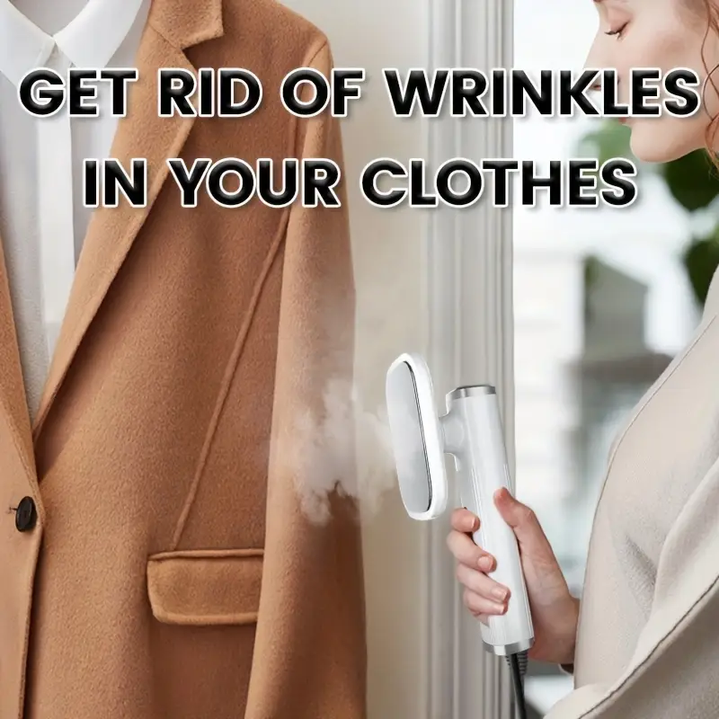 Professional-Portable-Mini-Trave I-Garment-Steamer-for-Clothes-Steam-Iro n-Press-Lightweight-Foldable-Handheld- Travel-Iron-Support-Dry