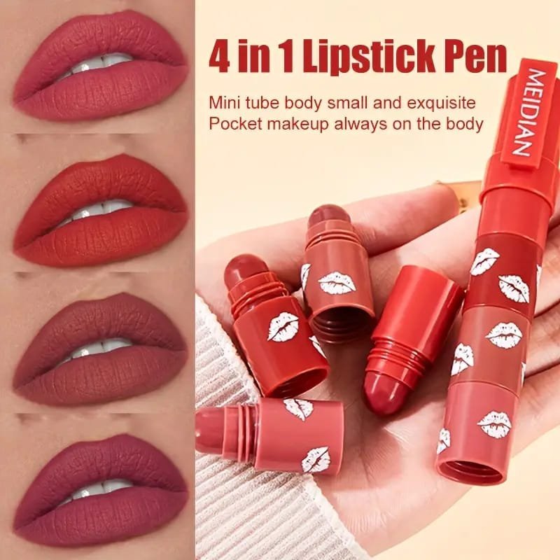 Combo  Lipstick Waterproof, Durable, Easy to Apply