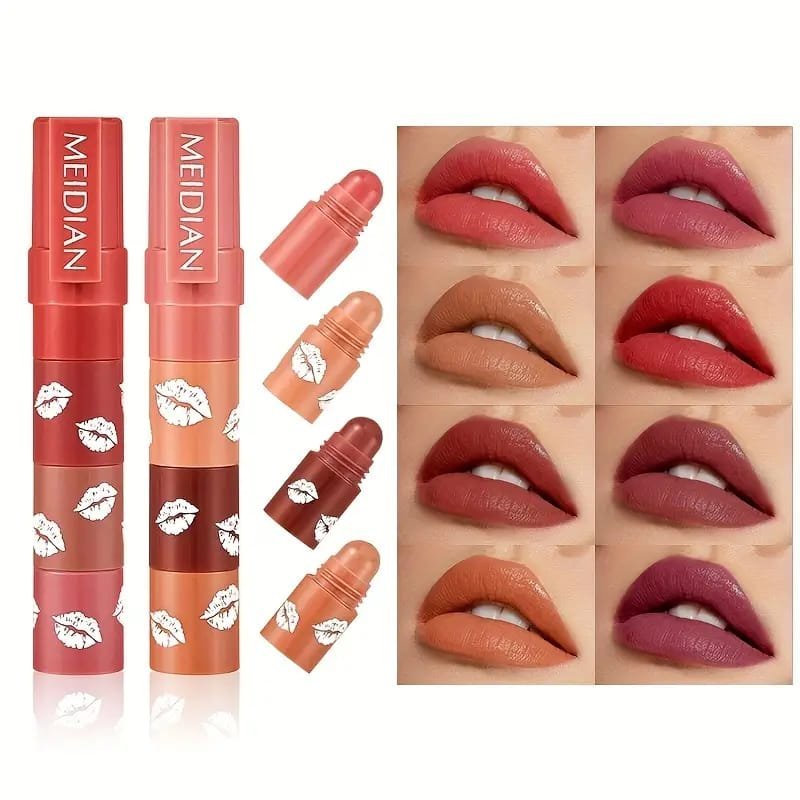 Combo Lipstick Waterproof, Durable, Easy to Apply