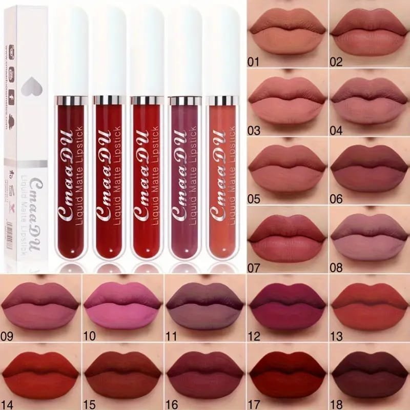 Combo  Lipstick Waterproof, Durable, Easy to Apply