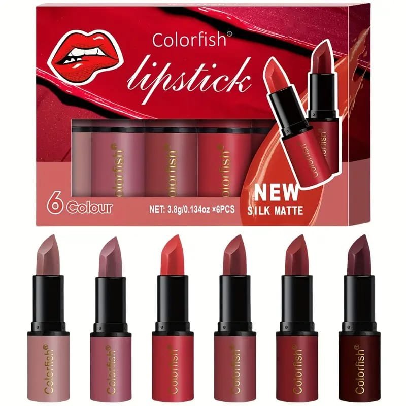 Combo  Lipstick Waterproof, Durable, Easy to Apply