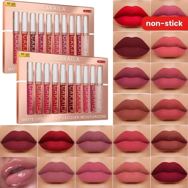 Combo  Lipstick Waterproof, Durable, Easy to Apply