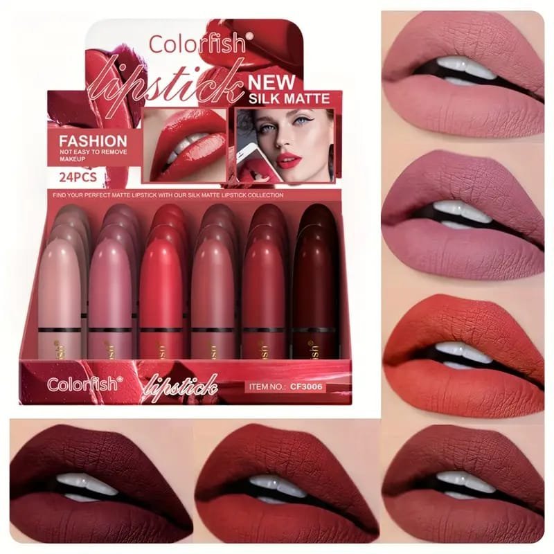 Combo  Lipstick Waterproof, Durable, Easy to Apply