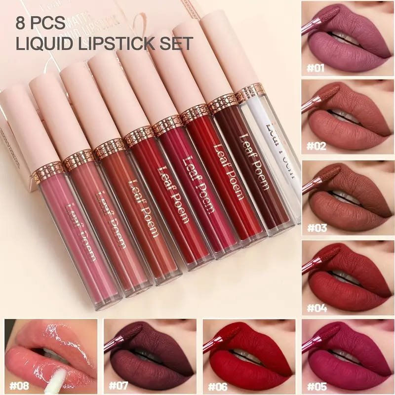 Combo  Lipstick Waterproof, Durable, Easy to Apply
