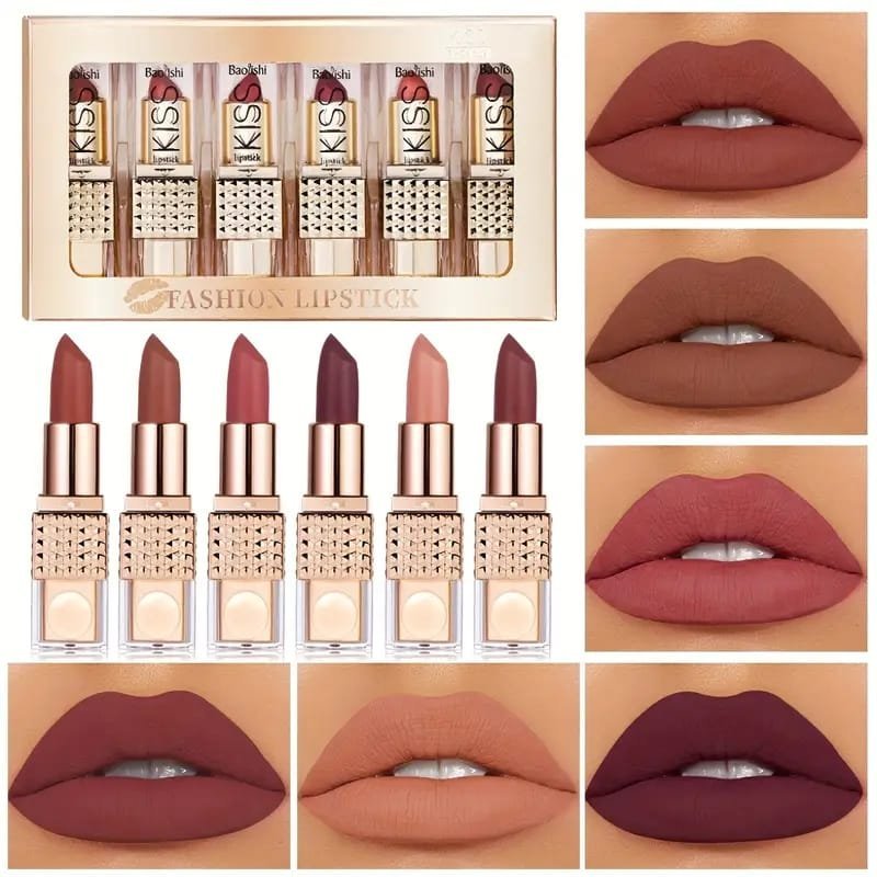 Combo  Lipstick Waterproof, Durable, Easy to Apply