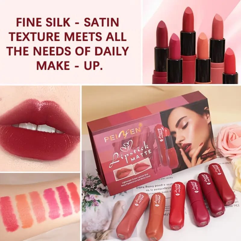 Combo  Lipstick Waterproof, Durable, Easy to Apply