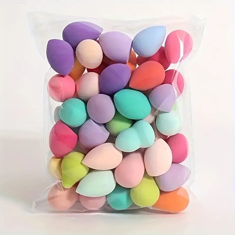 Mini Colorful Makeup Sponges - Dry & Wet Use