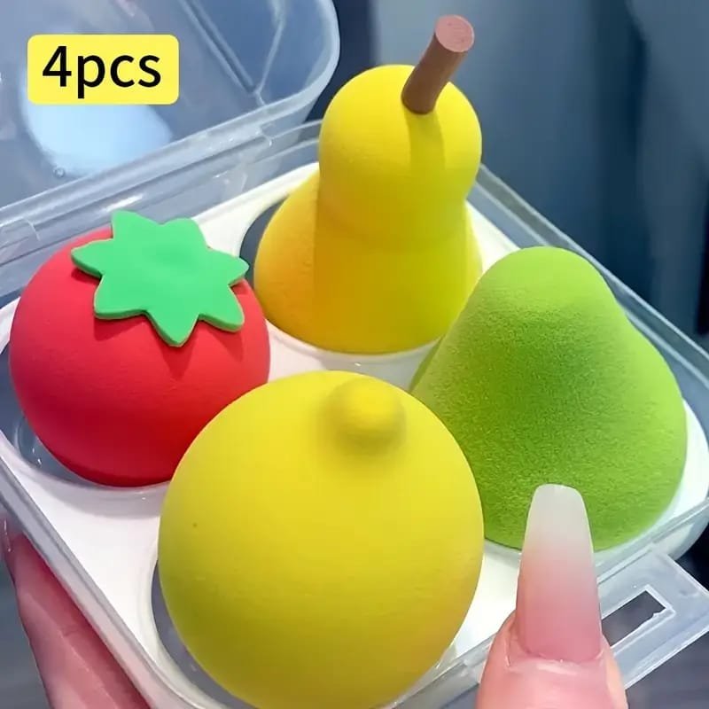 Mini Colorful Makeup Sponges - Dry & Wet Use