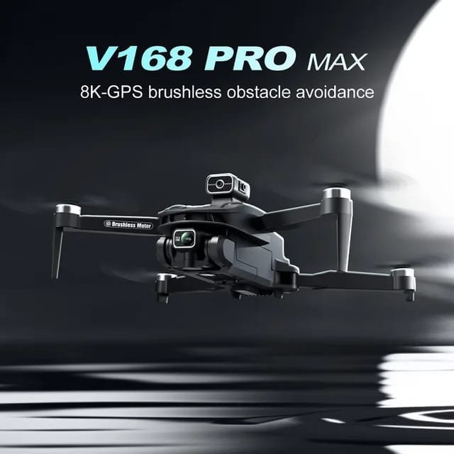 NEW Drone S135 MAX GPS Professional 8K Dual HD Camera 3-Axis FPV Brushless Avoidance Quadcopter Dron S135 Pro V KAI ONE