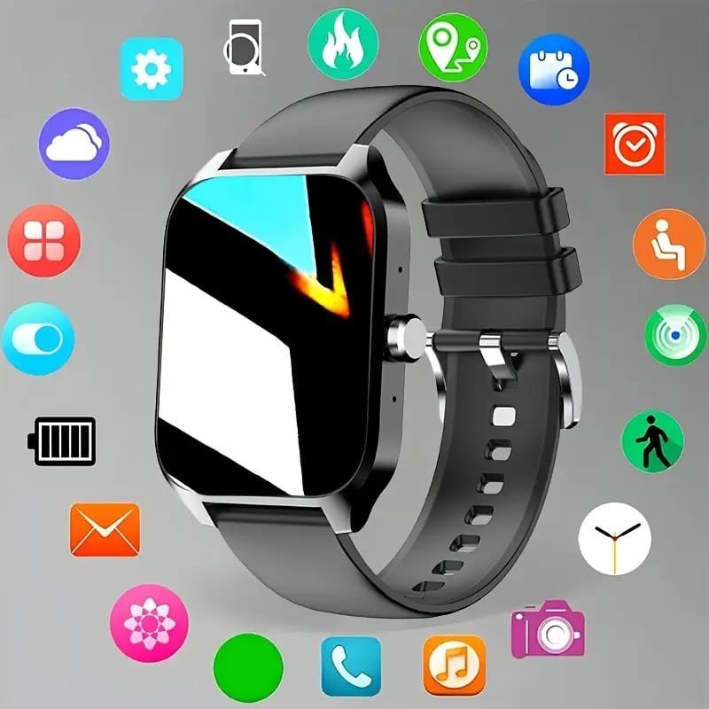 JELLOO Camo Style Smart Watch With Exercise Recording/Voice