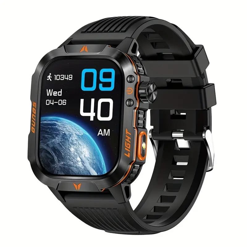 JELLOO Camo Style Smart Watch With Exercise Recording/Voice