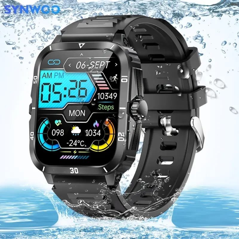 JELLOO Camo Style Smart Watch With Exercise Recording/Voice