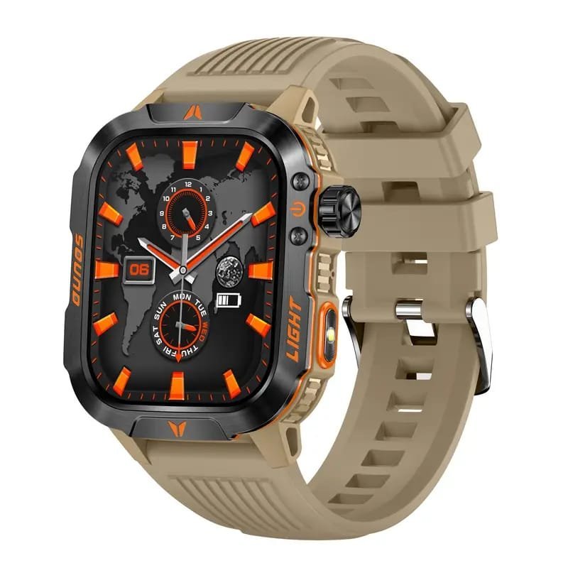 JELLOO Camo Style Smart Watch With Exercise Recording/Voice