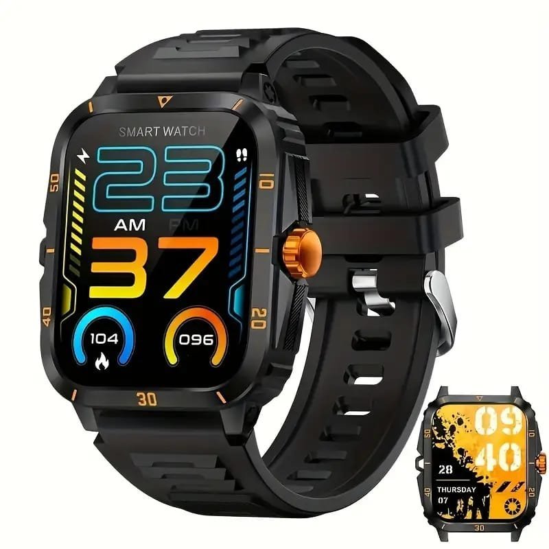 JELLOO Camo Style Smart Watch With Exercise Recording/Voice