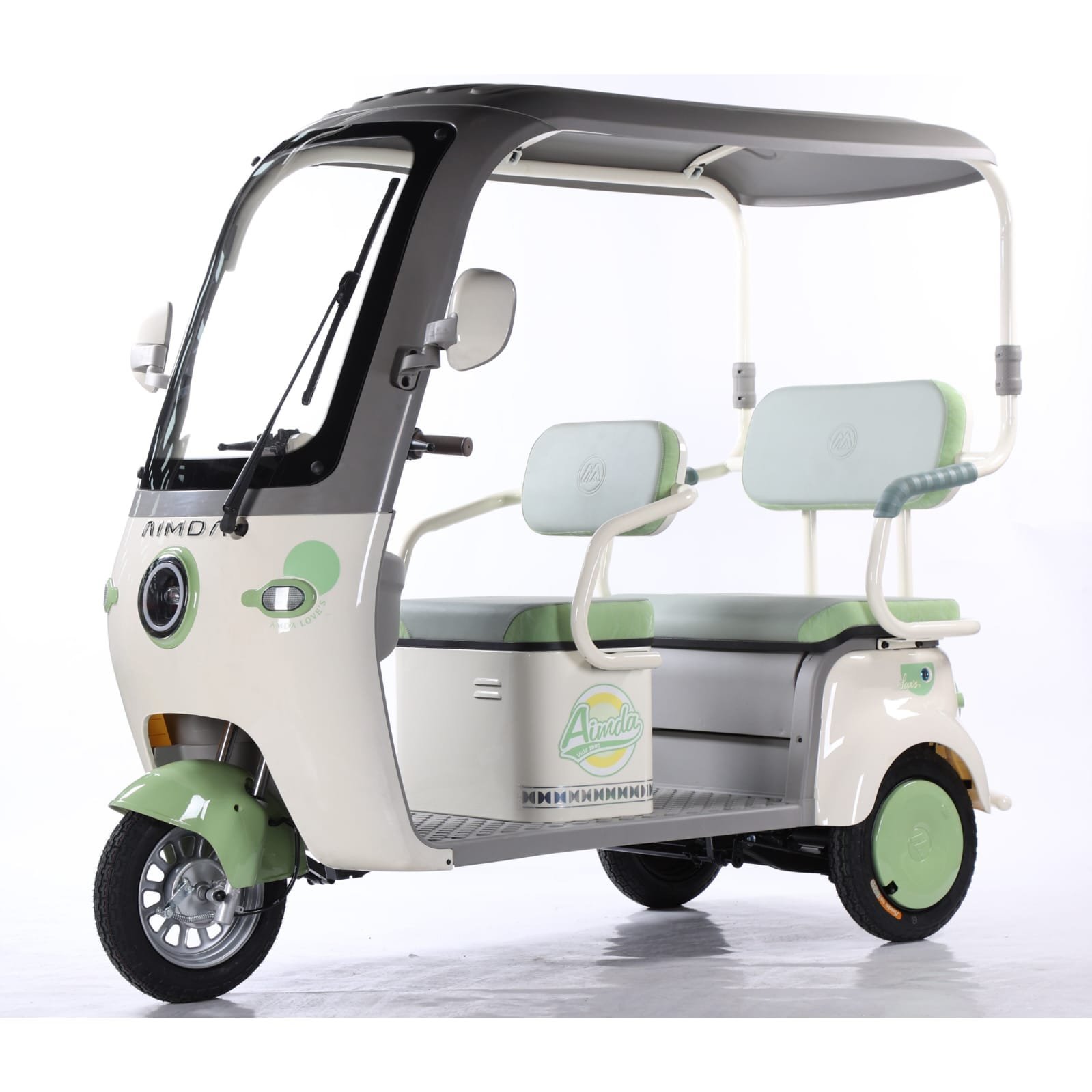 Electric Cargo Trike Canopy 1000W Motor Power 1000W Motor Power 400kg Payload Capacity Steel Material 60v Passenger Trike