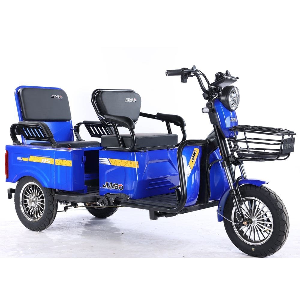Electric Cargo Trike Canopy 1000W Motor Power 1000W Motor Power 400kg Payload Capacity Steel Material 60v Passenger Trike